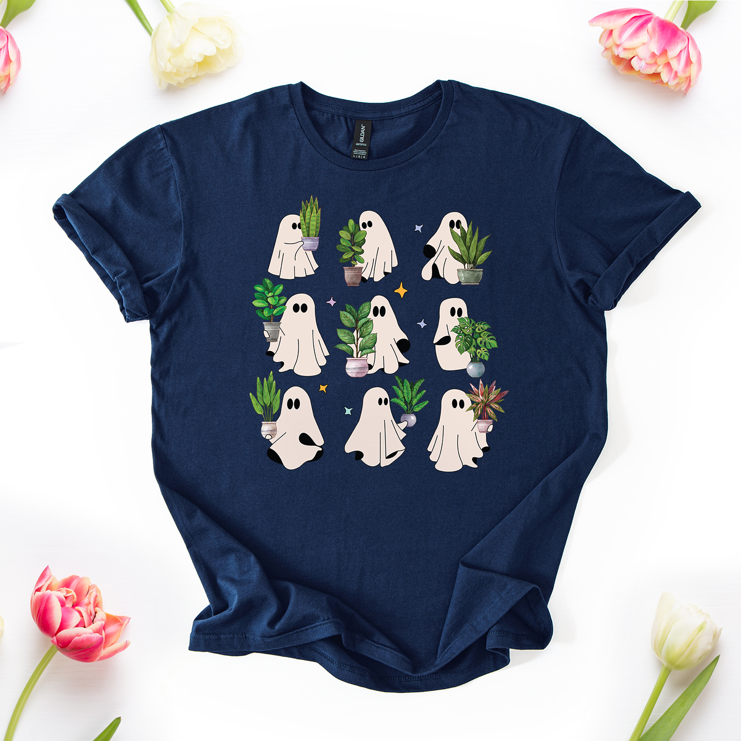 Boo‑tanical Plant Ghosts T-Shirt