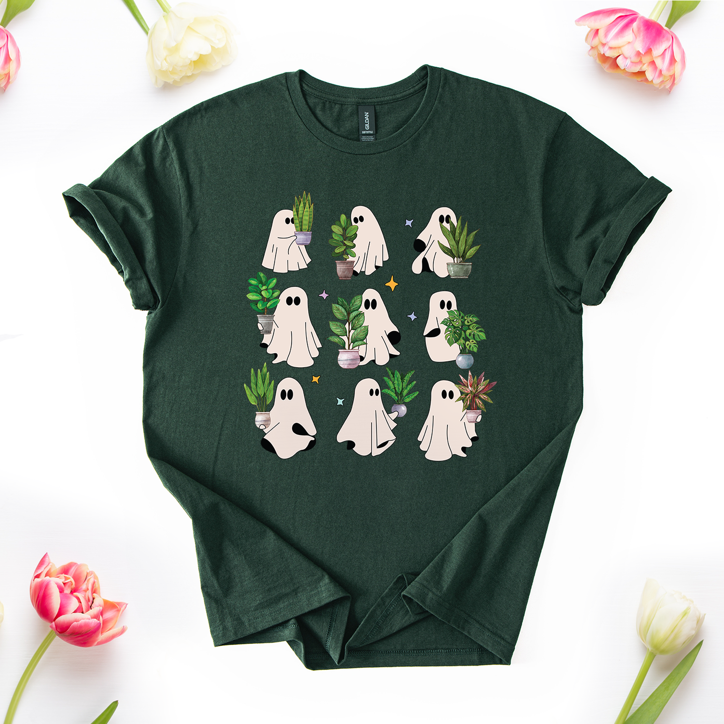 Boo‑tanical Plant Ghosts T-Shirt