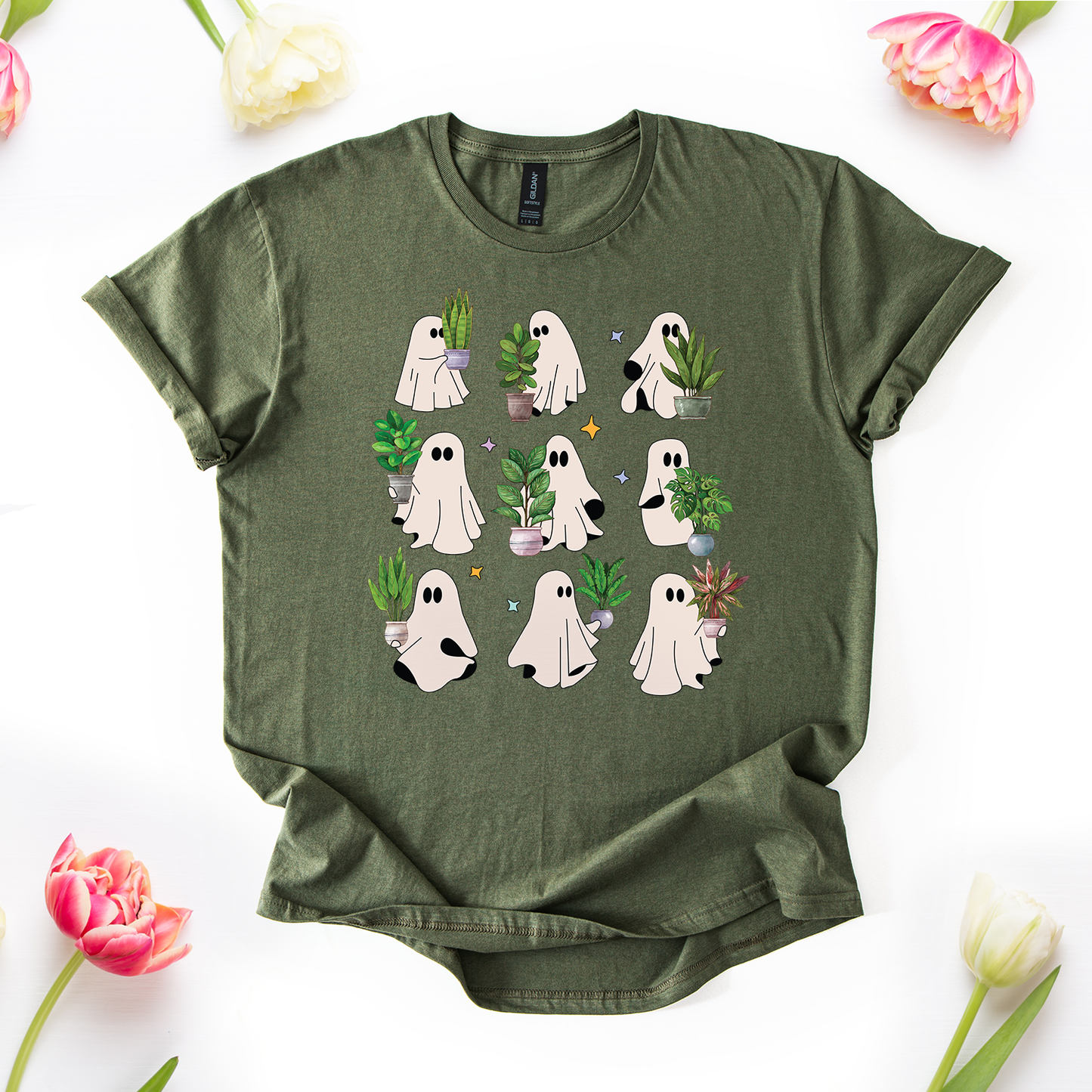 Boo‑tanical Plant Ghosts T-Shirt
