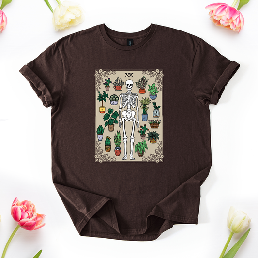 The Grow Reaper Skeleton Tarot T-Shirt
