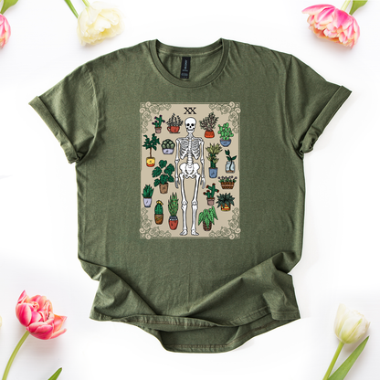 The Grow Reaper Skeleton Tarot T-Shirt