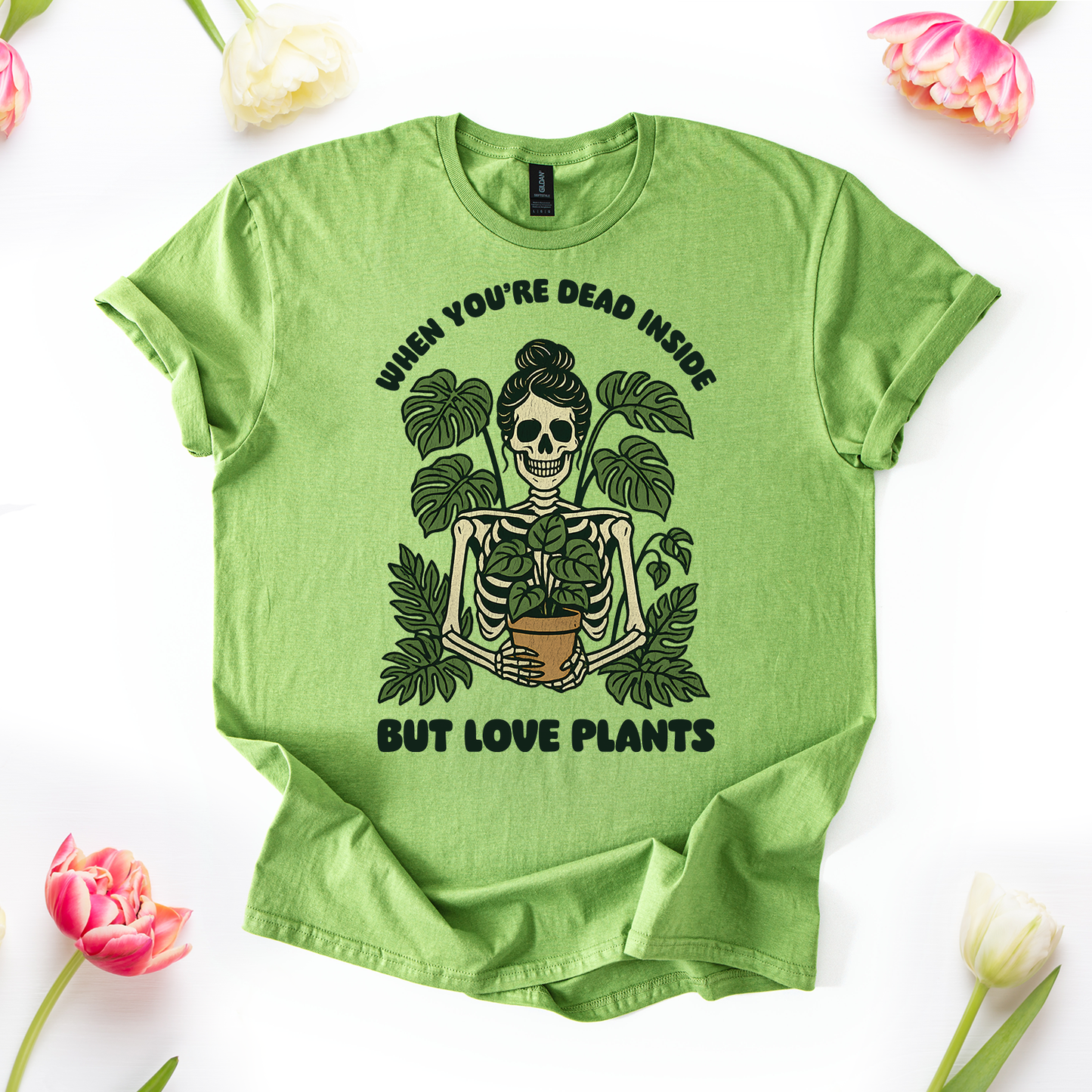 When You're Dead Inside But Love Plants T-Shirt